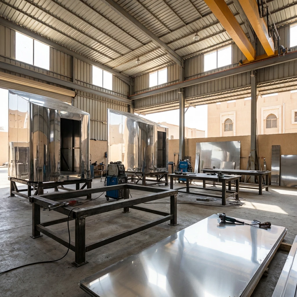 كبائن استانليس ستيل